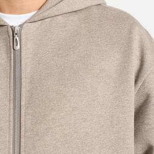 Ensemble survêtement homme coupe droite oversize avec pantalon large et sweat à capuche, impression personnalisée en relief, prix bas, en molleton épais - Product Image 6