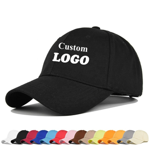 Gorra de Béisbol Negra Sólida Unisex al por Mayor, Gorra de 6 Paneles de Algodón con Hebilla Ajustable de Cobre Dorado - Product Image 2