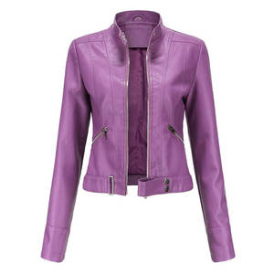 Chaquetas de Motociclista Acolchadas para Mujer con Logotipo Personalizado - Cuero de Piel de Oveja Auténtica, Transpirable, Resistente al Viento e Impermeable, Venta al Por Mayor para Invierno - Product Image 1