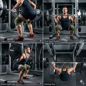 Heavy Resistance 72 Inch <b>Knee</b> Wraps <b>Knee</b> Sleeves for Weightlifting & Compression Wraps Legs Elastic <b>Knee</b> Wraps Powerlifting - Product Image 4