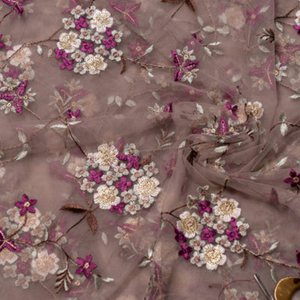 Premium Sequence Embroidery Fabric For Women Fashion Wear Designer Garments Party Wear Dresses Kaftan Abaya Bridal Wear - Product Image 5