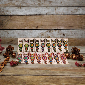 AMULYAM OVERSEAS Handmade Indian Bohemian Terracotta Flower Shape Women's Jewelry <b>Set</b> Colorful Design Necklace Strand | Ethnic - Product Image 4