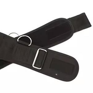 Cinturón de compresión de nailon personalizado con cadena de acero para ejercicios de flexiones, levantamiento de pesas y accesorios de gimnasio. - Product Image 4