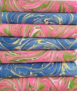 Premium Block Printed <b>Handmade</b> <b>Paper</b> Sheets crafted by artisans for stationery packaging crafts and gifting - Product Image 2