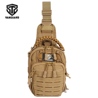 En stock Sac de poitrine EDC à découpe laser mains libres, Sac bandoulière de voyage, Sac messager tactique, Sac à bandoulière pour activités de plein air et entraînement en salle de sport