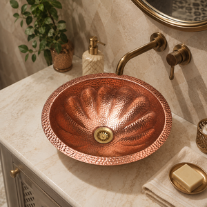 Handcrafted Smooth Rectangular Copper Kitchen Sink Single Bowl Undermount Farmhouse Bar Prep Sink Modern Copper Wash <b>Basin</b> OEM - Product Image 3