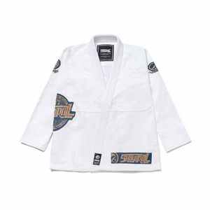 Dernier modèle Shoyorol White Batch 95 BJJ Gi Kimono Brésilien Jiu-Jitsu Gi Confortable Coupe Ample Uniforme Arts Martiaux CP-BJJ-29 - Product Image 1