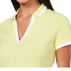 Factory Made White Color Wholesale Cheap 100 % Custom Made Embroidery <b>Women</b> <b>Polo</b> <b>Shirt</b> - Product Image 4