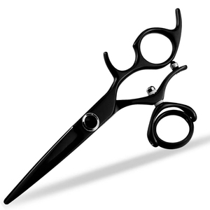Ciseaux de coiffure professionnels de 6 pouces, ciseaux de barbier raffinés, acier inoxydable durable, poignée pivotante moderne, ciseaux de barbier de salon OEM - Product Image 6