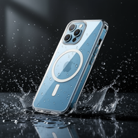 Casing TPU+PC Transparan Wireless Charge untuk 13/14 Tidak Akan Menguning