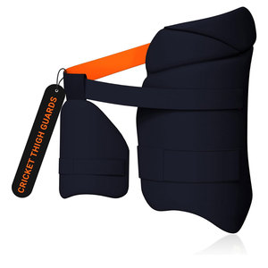 Protector de Muslo para Bateo de Cricket, Cuero PU de Primera Calidad, Ecológico, Acolchado Suave, Protección Contra Impactos Fuertes - Product Image 1