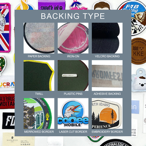 Custom Woven Badges Patches Jacket Custom <b>Label</b> and Die Cut Woven Patches Personalized Bulk Welded Edge Woven Patches - Product Image 6