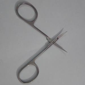 Tijeras para Cutículas con Hoja Curva, Punta Fina, Acero Inoxidable, para Mano Derecha, Herramientas de Manicura, Belleza y Cuidado de Uñas en Casa - Product Image 2