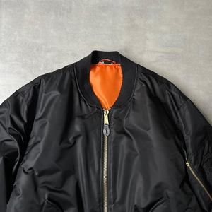 OEM Wholesale <b>Men's</b> Solid Color <b>Suede</b> Bomber <b>Jacket</b> for Winter Custom Logo Multi-Pocket Loose Zipper Casual Embroidered - Product Image 5