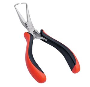 Pinzas Profesionales de Acero Inoxidable Plateado para Extensiones de Cabello con Dientes, Herramientas para Extensiones de Cabello en Venta - Product Image 1