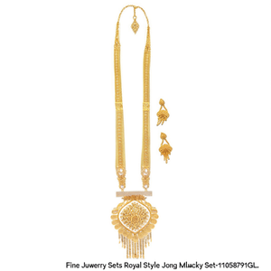 Parures de bijoux raffinés style royal, collier long - 11058791GL - Product Image 2