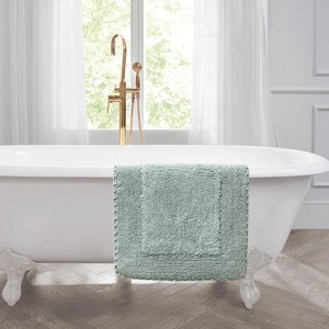 Alfombra de Baño Clásica de Algodón, Rectangular, Antideslizante, con Base de Goma, Lavable a Máquina, Grosor Medio, Color Sólido - Product Image 3