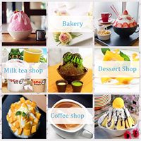 Machine à glace pilée et bingsu Kolice KD-80F pour comptoir avec contrôle de vitesse variable