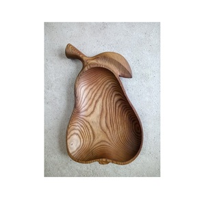 High Quality Wooden Serving Bowl For Salad <b>Pasta</b> Snacks Fruit Storage Natural Sustainable Dining Table Decor - Product Image 4