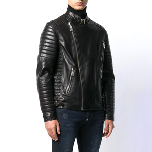 Premium Wholesale <b>Men's</b> Genuine Leather <b>Jacket</b> Durable Cowhide Leather <b>Jacket</b> Outerwear Stylish Classic Design for All Seasons - Product Image 2