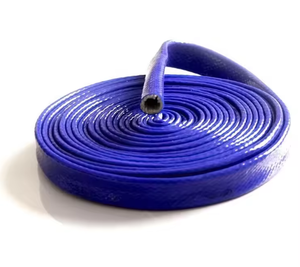 Manchon ignifuge en caoutchouc silicone tressé en fibre de verre - Product Image 3