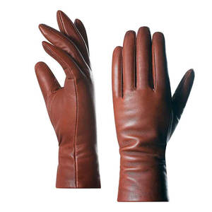 Guantes de Cuero de Alta Calidad, Suaves al Tacto, Material Transpirable, Protección Cómoda para las Manos, para Viajes y Trabajo - Product Image 1