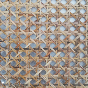 Affordable Natural Brown Open Weave Rattan Webbing Cane 60cm Width Premium Quality Vietnam Factory Supply - Product Image 1