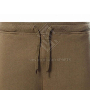 Pantalones Cortos Deportivos de Felpa para Hombre, Diseño Personalizado, Cintura Media, Color Sólido, Transpirables, de Algodón, para Gimnasio - Product Image 4