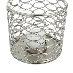 Élégants supports de bougies ronds en bambou pour Noël, fabriqués à la main par Zahid Exports en Inde - Grand grossiste en décoration intérieure - Product Image 3