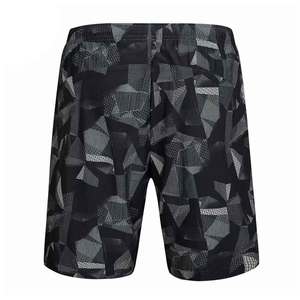 Shorts en maille décontractés pour hommes, longueur genou, taille élastique de haute qualité, impression de logo personnalisée, confortables pour un usage quotidien - Product Image 3