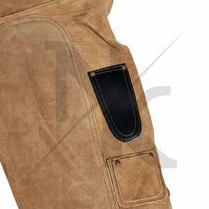 High Quality Farrier Full Apron Chap Buckle <b>Cow</b> Leather Horse Equestrian Use Luxury Customizable Comfortable Durable 100% - Product Image 2