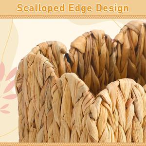 Panier de rangement en jacinthe d'eau naturelle, fait main, vente en gros, écologique, fabriqué au Vietnam - Product Image 6