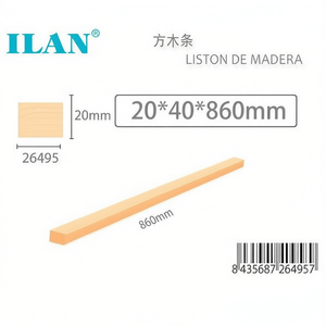 Listello di legno Ilan 20x40x860 mm per progetti artigianali e fai da te - Product Image 2