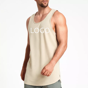 Compra al por Mayor de Camisetas sin Mangas para Hombre, Chalecos Deportivos de Algodón para Verano, Servicio OEM, Ropa Lisa de Alta Calidad - Product Image 1