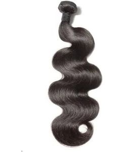 Tissage de cheveux humains indiens Remy ondulés, couleur noir naturel doux, ondulations Water Wave et Deep Wave - Product Image 1