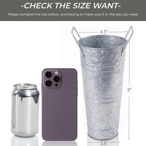 Vase à fleurs en aluminium élégant pour marque privée, accent décoratif moderne et léger pour la maison, pièce maîtresse durable pour centre de table - Product Image 2