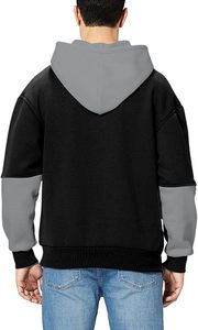 Sweat-shirt de sport en molleton brossé pour homme, doux et thermique, idéal pour l'entraînement hivernal et les activités sportives en plein air - Product Image 4