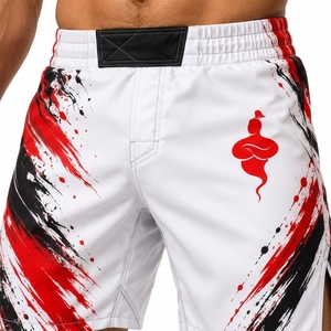 Pantalones Cortos Deportivos de Entrenamiento para Hombre, Ropa de Lucha Atlética, Ligeros, Transpirables, con Cintura Flexible - Product Image 5