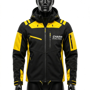High Quality Outdoor <b>Racing</b> <b>Jacket</b> Softshell Hooded Windproof Waterproof Performance <b>Jacket</b> Men - Product Image 1