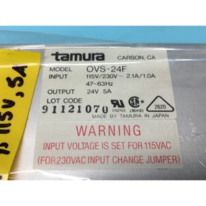 Fuente de Alimentación Tamura OVS-24F, 115V/230V ~ 2.1A/1.0A - Equipo y Piezas de Semiconductores de Confianza de Marca Global - Product Image 1