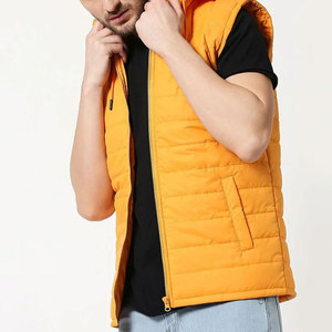 OEM Service <b>Men</b> Puffer <b>Vest</b> High Quality Warm Lightweight Sleeveless Winter <b>Vest</b> For Adults Made In Pakistan - Product Image 2