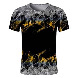 Camiseta Personalizada de Corte Regular y Mangas Regulares, Impresión DTG, con Pedrería, Lavado Desgastado, Poliéster/Algodón de Secado Rápido - Product Image 2