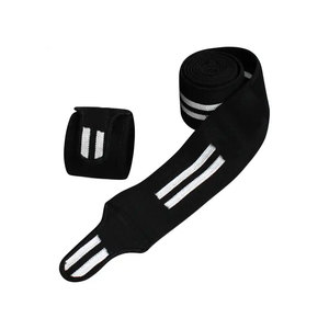 Rodillera Tejida Transpirable con Protección, Universal, Unisex, Negra con Rayas Verde Lima - Product Image 5