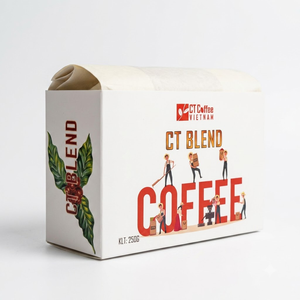 เมล็ดกาแฟคั่วกลาง OEM แบบผสม CT จากเวียดนาม คุณภาพดี ราคาแข่งขัน มีความเสถียร รสชาติเยี่ยม ระดับพรีเมียม/พิเศษ - Product Image 2