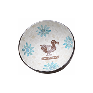 Cuencos de Coco Tropicales de Sumatra Hechos a Medida con Incrustaciones de Piedra para Restaurantes, Precio al por Mayor - Product Image 2