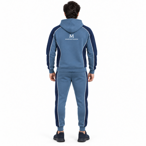 Conjunto Deportivo de Alta Gama MANGOES FASHION, Estilo Lavado Ácido, Sudadera con Capucha y Pantalones Deportivos con Bordado Personalizado, 100% Algodón Felpa, OEM ODM - Product Image 2