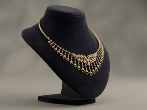 Collier ras du cou en diamant de laboratoire Orion Lumiere, or jaune ou rose 14K 18K, rond DEF VVS VS, pour femme, idéal pour mariage, fête, cadeau, bijoux fins - Product Image 4