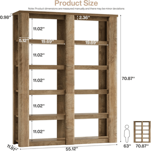 Libreria Alta dal Design Francese Moderno per Casa e Hotel, in Rattan e Pannelli di Legno, Arredamento per Soggiorno e Uso in Supermercato - Product Image 2
