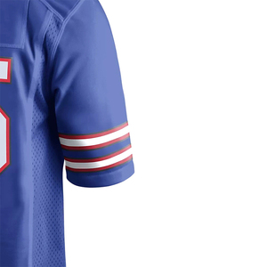 Maillot de football américain personnalisé 100% polyester, professionnel, OEM, couleur et logo personnalisés, séchage rapide, respirant, pour hommes adultes - Product Image 5