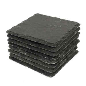 Tapete de escritorio con base de piedra negra, ideal para café, té, bebidas, decoración de mesa de cocina y oficina en el hogar, y para proteger las superficies de arañazos - Product Image 1
